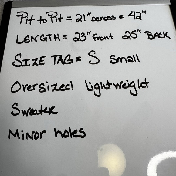 Crew Neck Lightweight Zebra Print Sweater Sz S Side Zippers - Picture 12 of 14